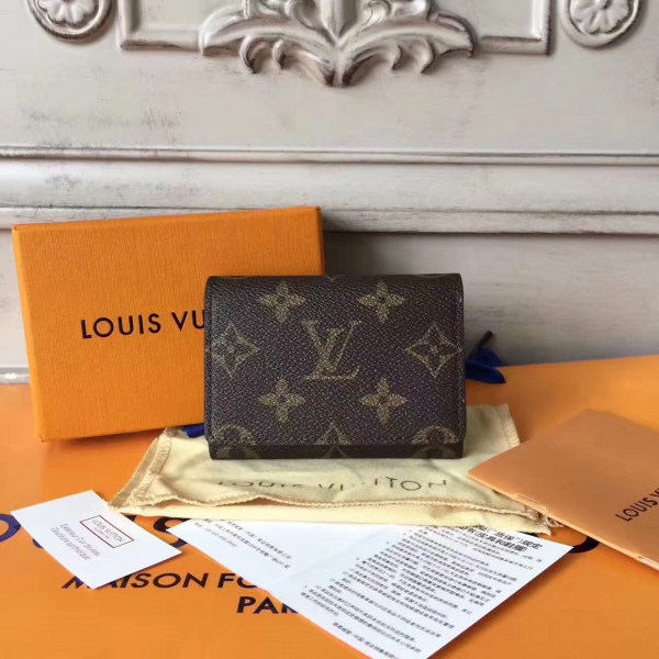 Louis Vuitton M63801 Enveloppe Carte de visite Monogram Canvas
