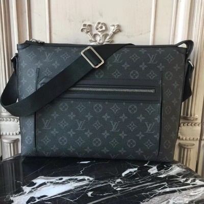 Louis Vuitton M44224 Odyssey Messenger MM Monogram Eclipse Canvas