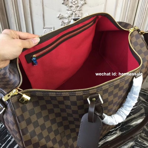 Louis Vuitton N41414 Keepall Bandoulière 55 Damier Ebene Canvas