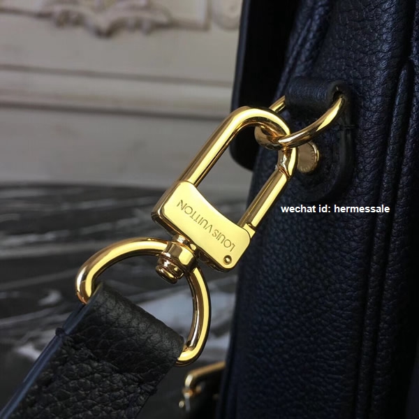 Louis Vuitton M41487 Pochette Metis Monogram Empreinte Leather Noir